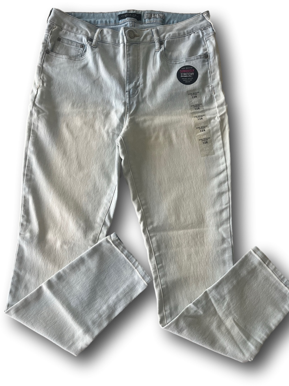 Aeropostale High Waisted Jegging Stretchy Light Wash Jeans